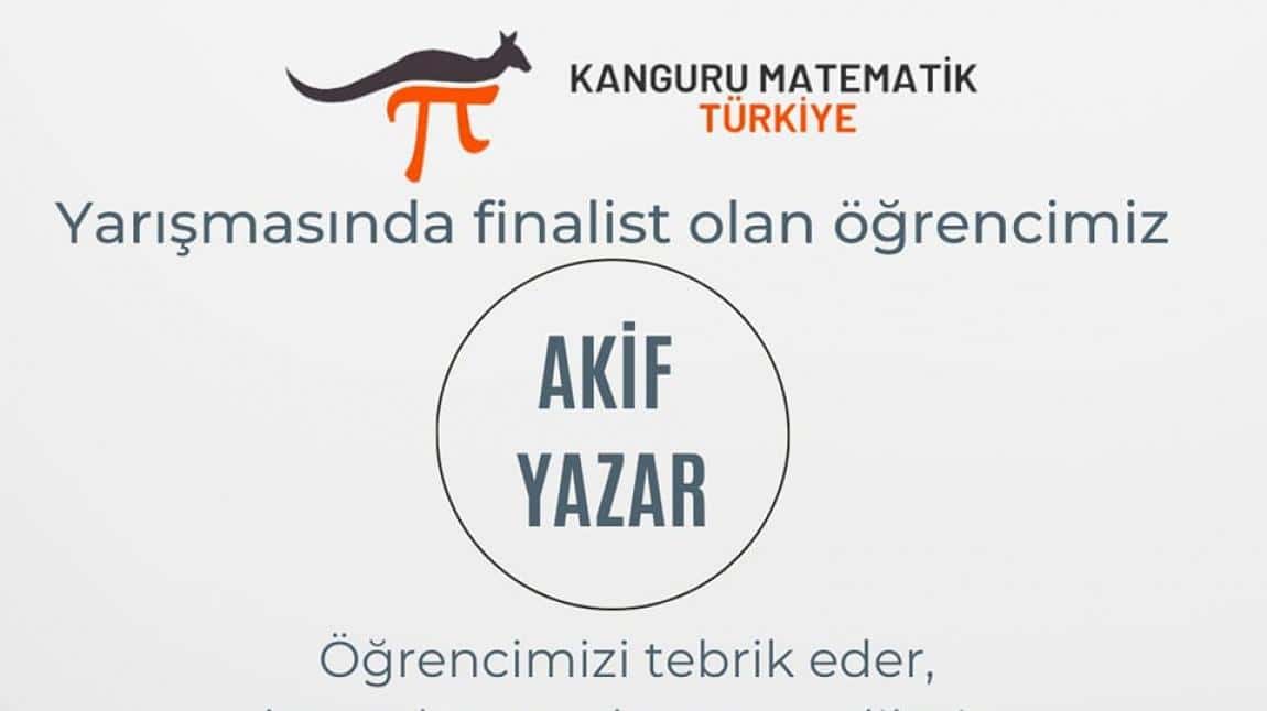 Öğrencimiz Kanguru Matematik Türkiye 2023 Yarışmasında Finalde